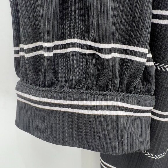 Lane Bryant Women's Plus Black White Stripe Dress Size 18/20 - Picture 5 of 8